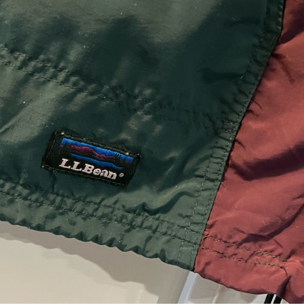 LL Bean Mountain Classic Anorak Jacket Women M Camping Kangaroo Pocket 90s - Picture 6 of 10